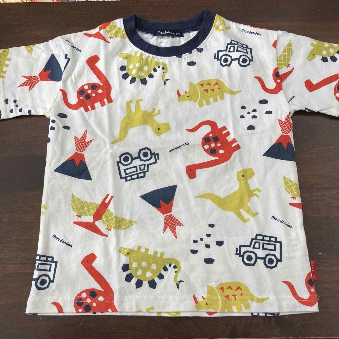 moujonjon  ムージョンジョン110  半袖キッズ　Tシャツ　トップス キッズ/ベビー/マタニティのキッズ服男の子用(90cm~)(Tシャツ/カットソー)の商品写真