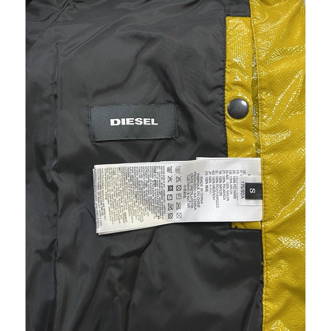 DIESEL(ディーゼル)のDIESEL(ディーゼル)パテッドジャケット　ダウン風 メンズのジャケット/アウター(ナイロンジャケット)の商品写真