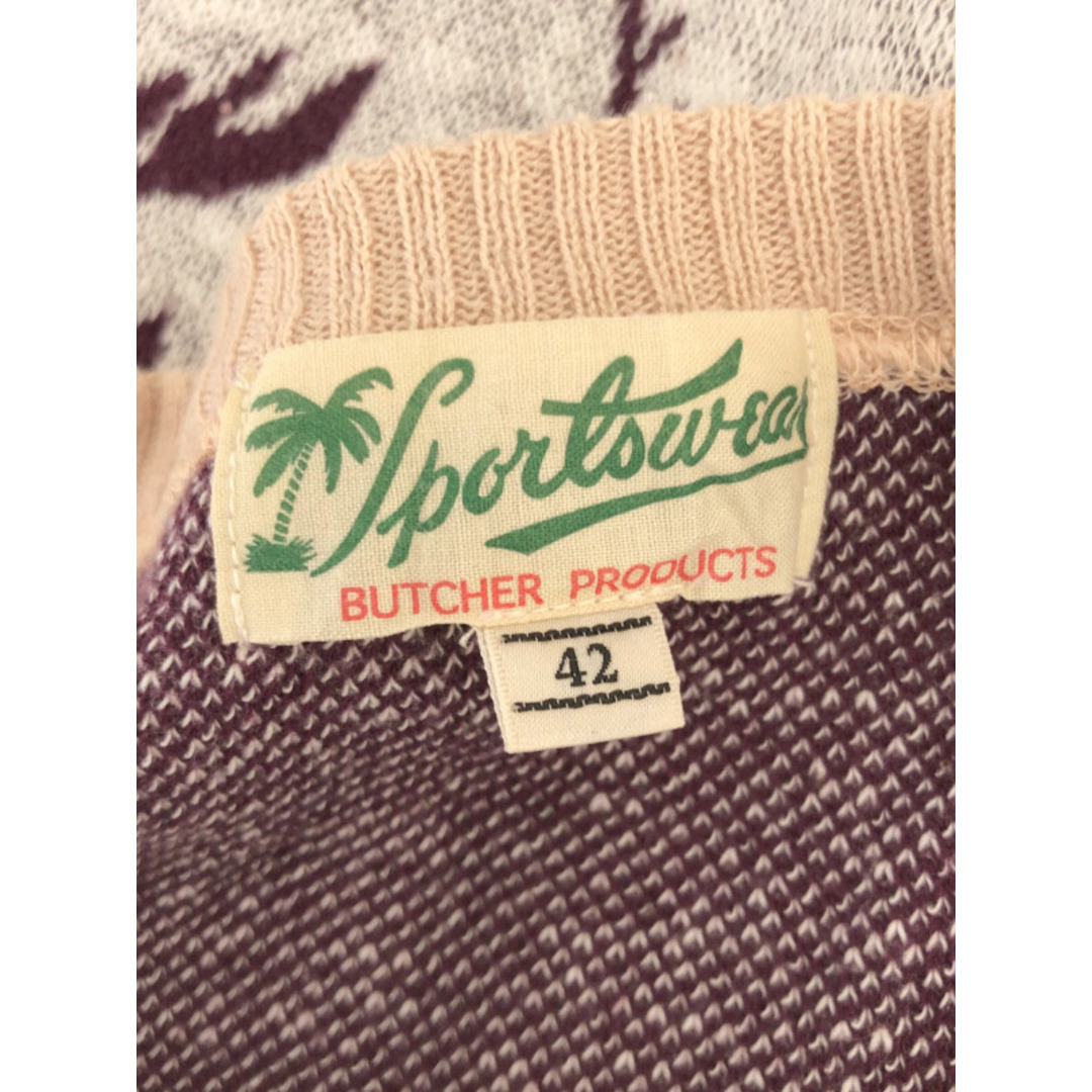 BUTCHER PRODUCTS ブッチャー プロダクツ PATTERN KNIT 総柄 BUTCHER PRODUCTS ブッチャー プロダクツ PATTERN KNIT 総柄