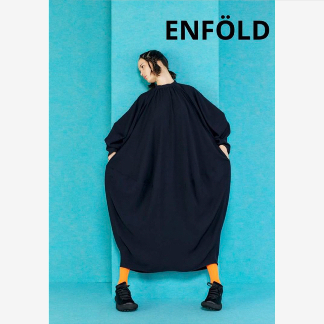 ENFOLD(エンフォルド)の【NN様専用】  ENFOLD エンフォルド DROP DRAPE DRESS レディースのワンピース(ロングワンピース/マキシワンピース)の商品写真