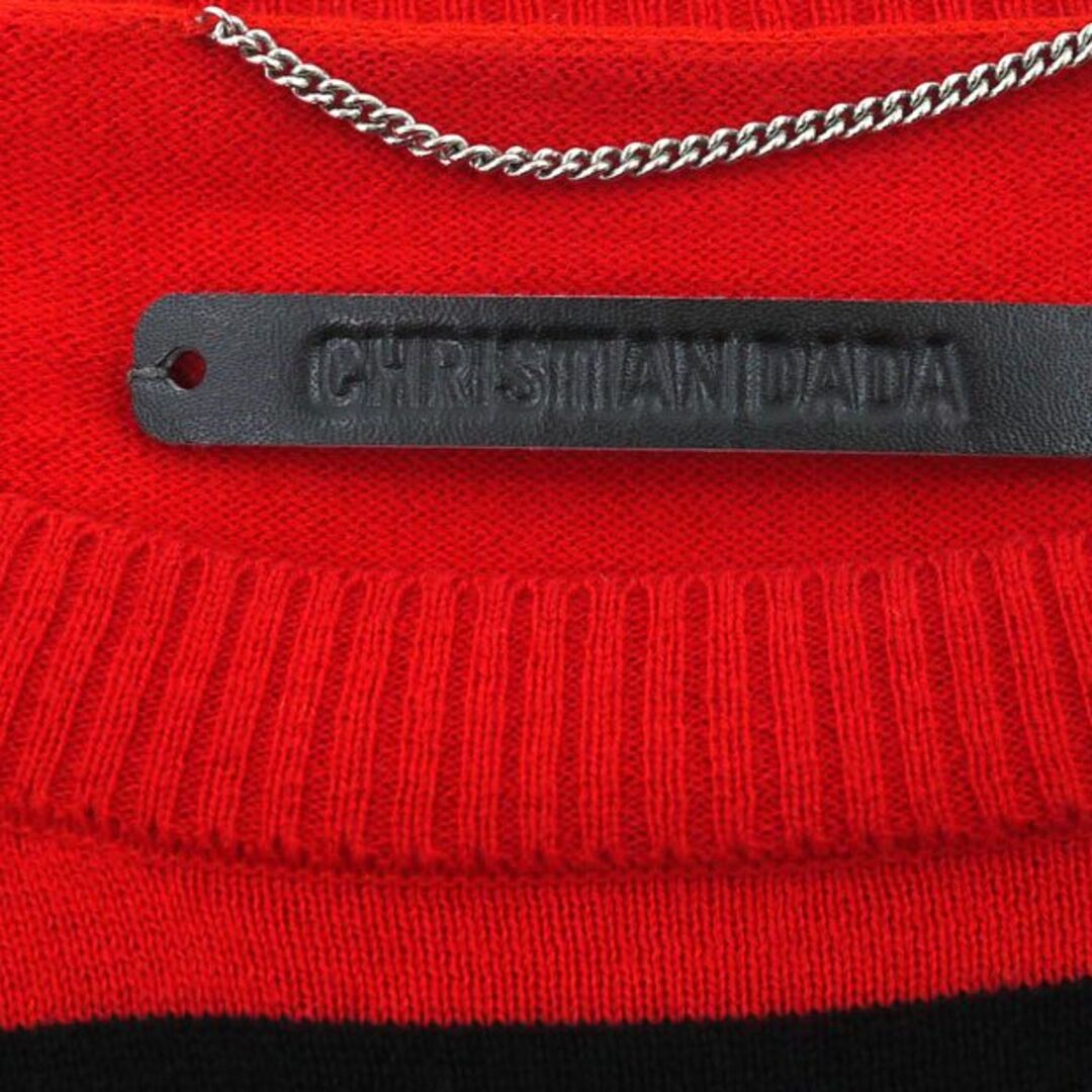 CHRISTIAN DADA(クリスチャンダダ)の中古CHRISTIAN DADA異素材切替ニットシャツ４４XSpunkパンク メンズのトップス(シャツ)の商品写真
