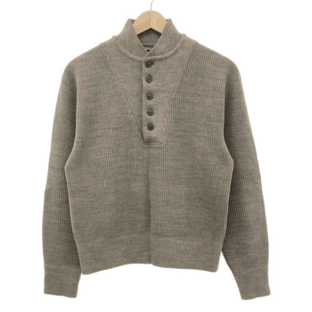 BUTCHER PRODUCTS ブッチャー プロダクツ HI NECK KNIT ハイネック ウールニットセーター グレー 40新古品使用感の無い新品同様品Ａ