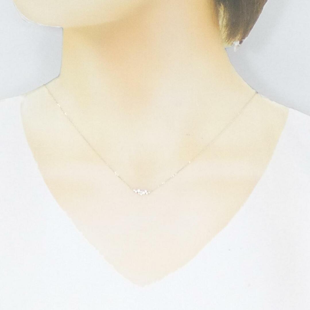 ご注意ください【リメイク】K18YG ダイヤモンド ネックレス 0.10CT