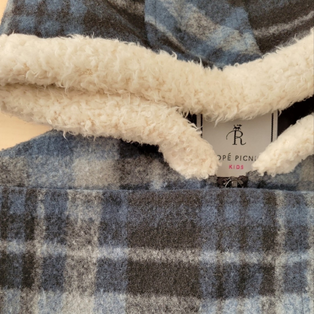 Rope' Picnic(ロペピクニック)のロペピクニック キッズ チェックコート 120cm キッズ/ベビー/マタニティのキッズ服女の子用(90cm~)(コート)の商品写真