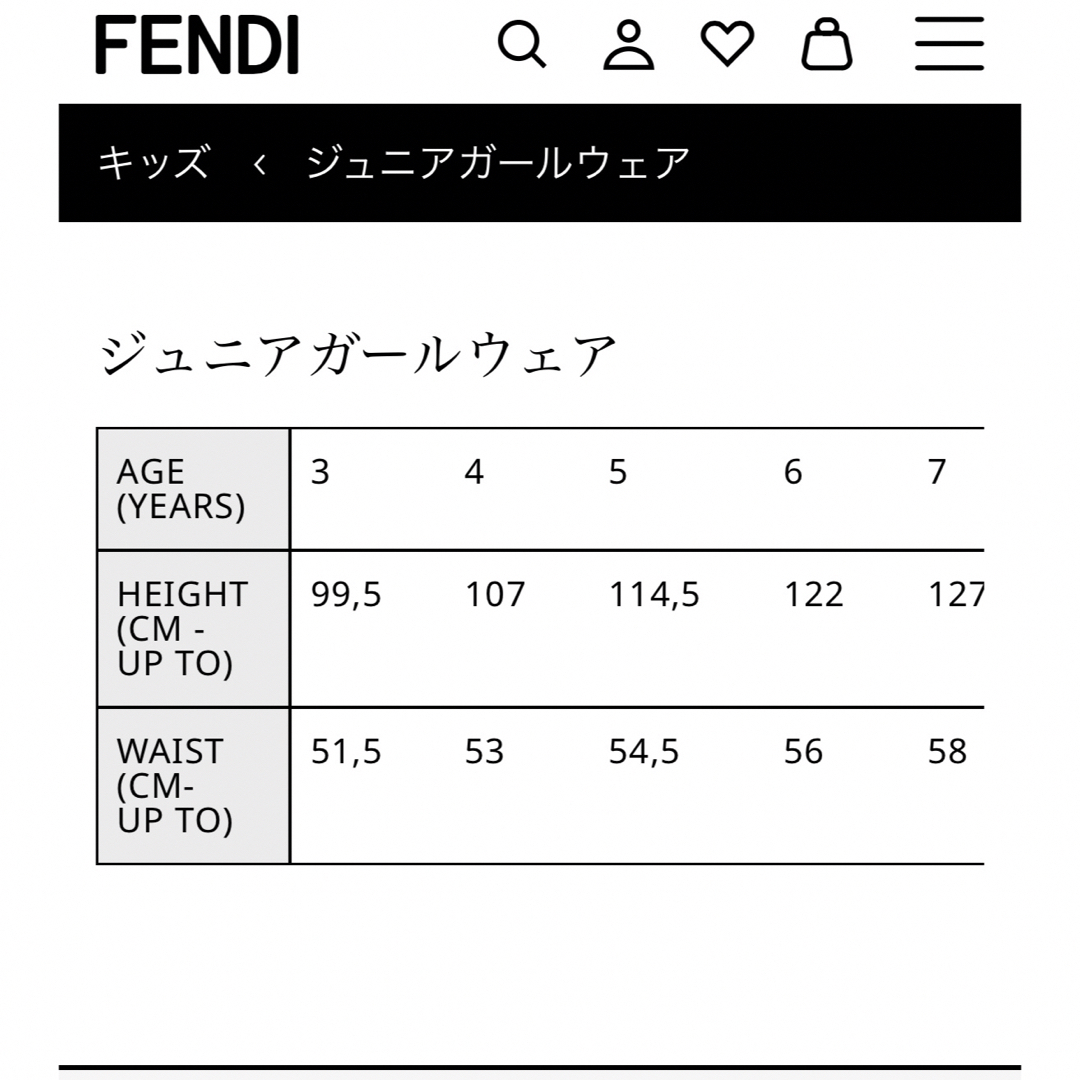 FENDI - FENDI キッズワンピース 新品タグ付き 定価99000円の FENDI - FENDI キッズワンピース 新品タグ付き 定価99000円の