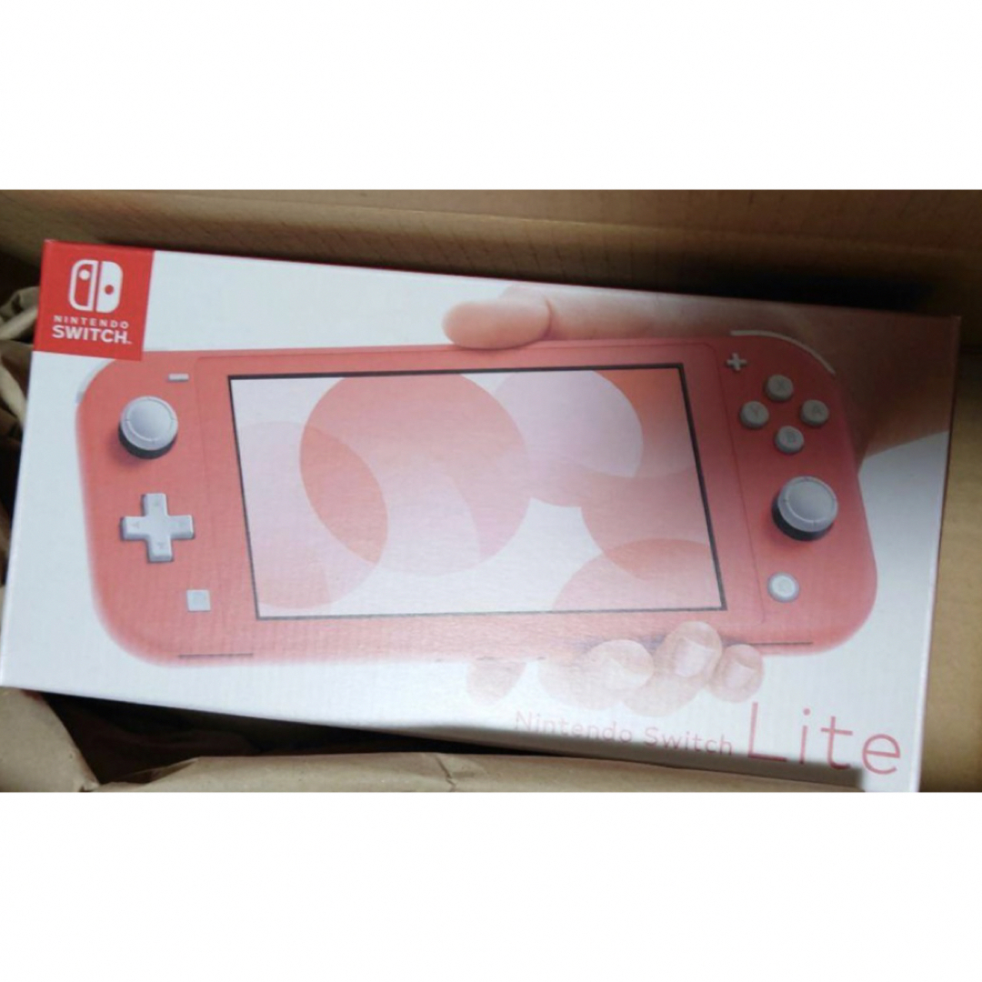 Nintendo Switch(ニンテンドースイッチ)の☆新品☆ Nintendo Switch  ライト　ブルー　コーラル　セット エンタメ/ホビーのゲームソフト/ゲーム機本体(家庭用ゲーム機本体)の商品写真