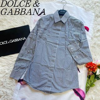 ドルチェアンドガッバーナ(DOLCE&GABBANA)の【美品】DOLCE&GABBANA ストライプシャツ 36 長袖 トップス(シャツ/ブラウス(長袖/七分))