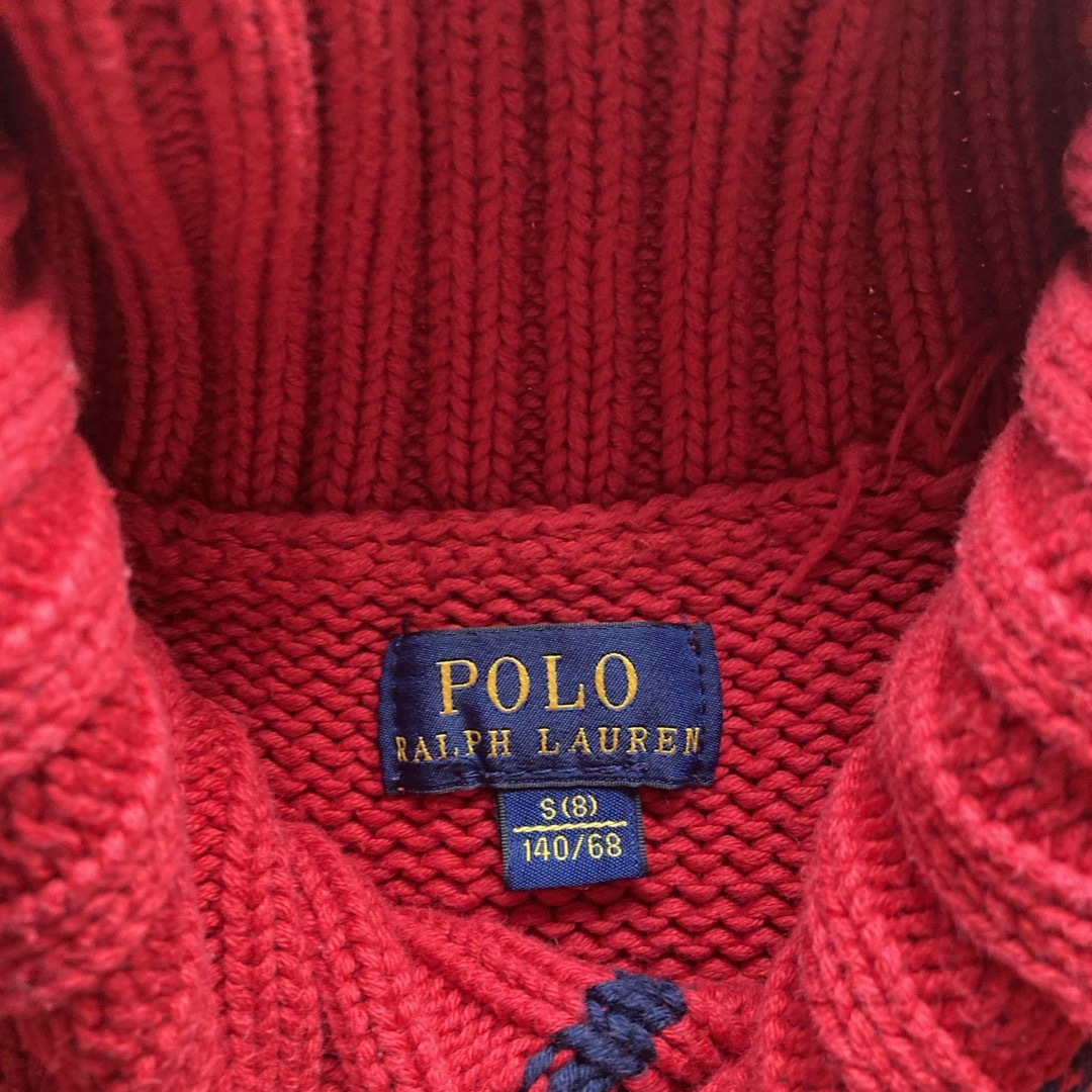 POLO RALPH LAUREN(ポロラルフローレン)のPOLO RALPH LAUREN コットンニットプルオーバー キッズ/ベビー/マタニティのキッズ服男の子用(90cm~)(ニット)の商品写真