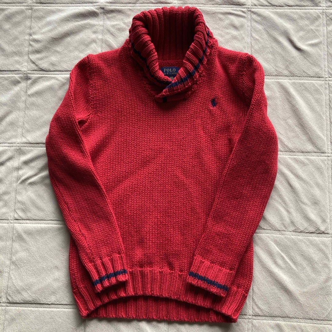 POLO RALPH LAUREN(ポロラルフローレン)のPOLO RALPH LAUREN コットンニットプルオーバー キッズ/ベビー/マタニティのキッズ服男の子用(90cm~)(ニット)の商品写真