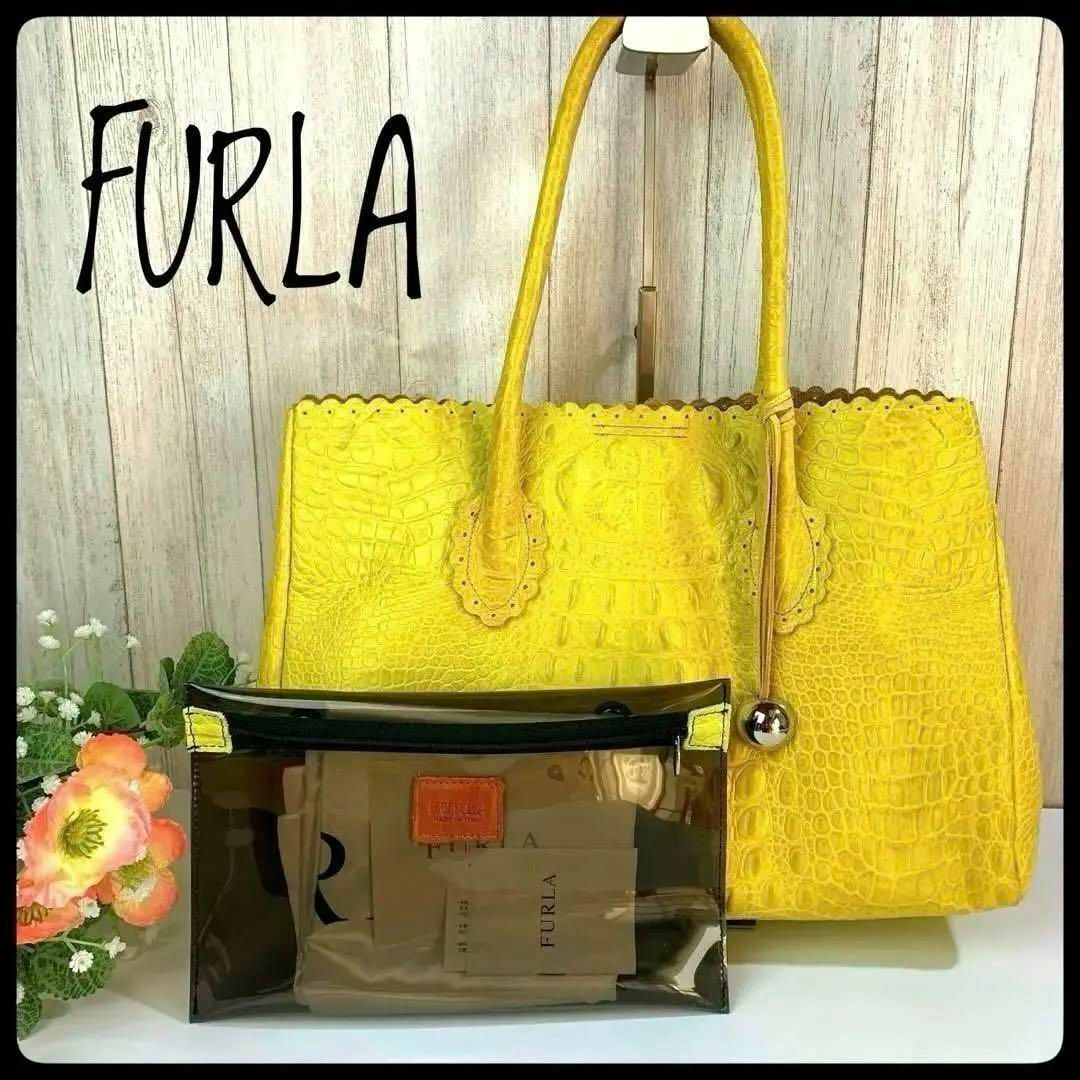 FURLA  フルラ　レザー　トートバッグ　ショルダーバッグ