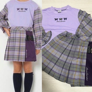 アナスイミニ(ANNA SUI mini)のアナスイミニ　カットソー　ショートパンツ　セット(Tシャツ/カットソー)