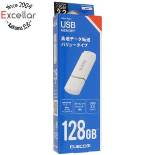 エレコム(ELECOM)のELECOM　キャップ式USB3.2 Gen1メモリ　MF-HTU3B128GWH　128GB ホワイト(PC周辺機器)