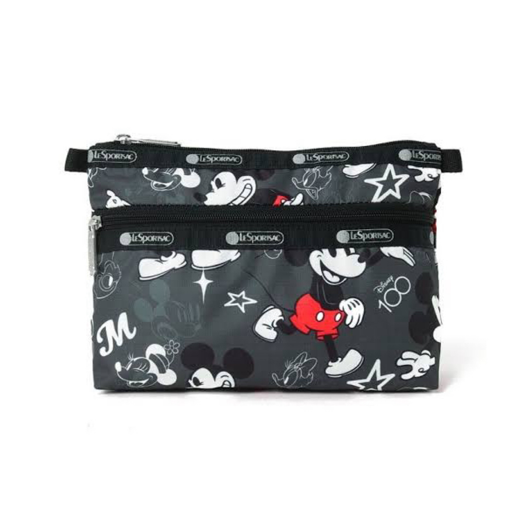 LeSportsac(レスポートサック)のレスポートサック 2段ポーチ ミッキー100周年 レディースのファッション小物(ポーチ)の商品写真