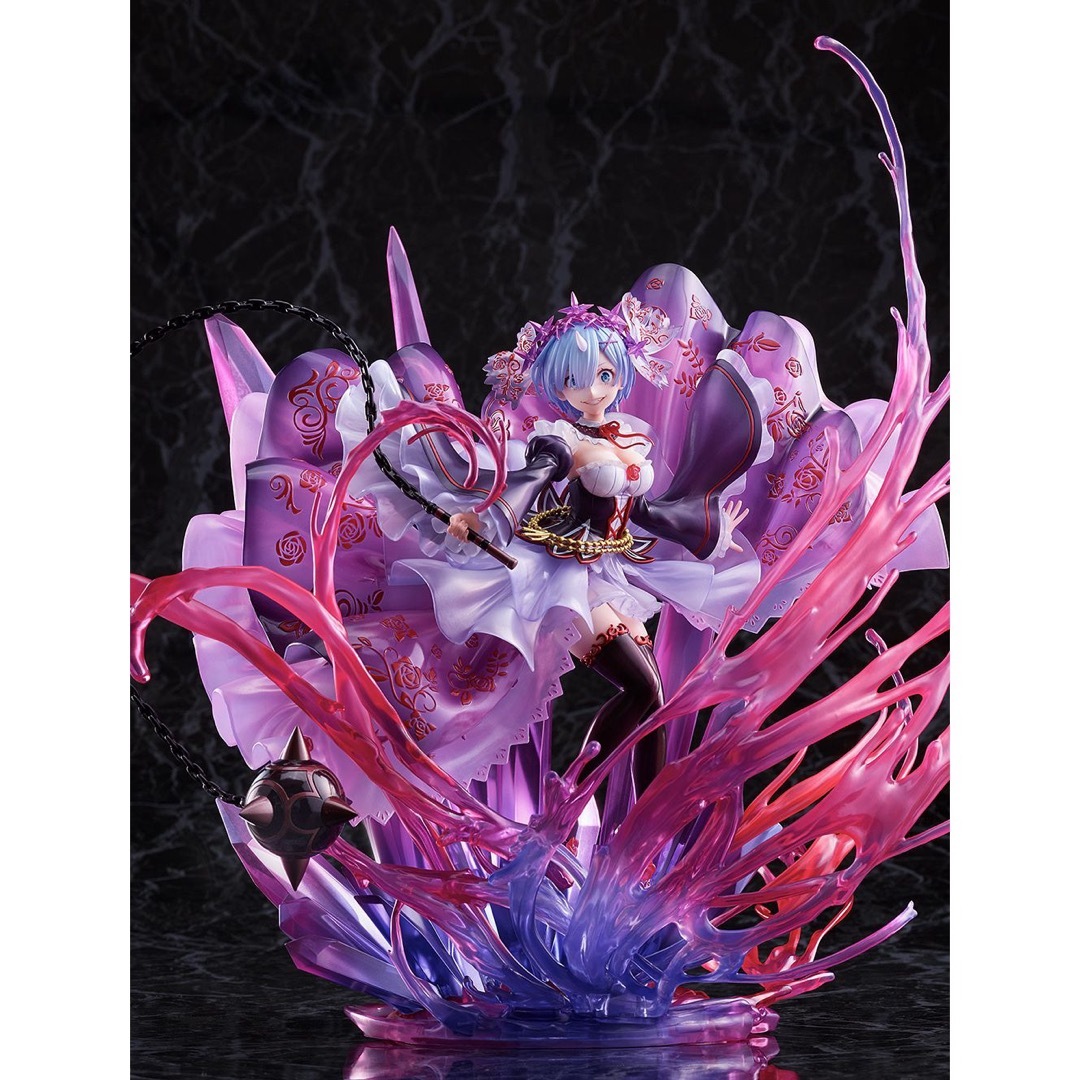 【受注生産品】新品 鬼レム -Crystal Dress Ver-1/7スケール エンタメ/ホビーのフィギュア(アニメ/ゲーム)の商品写真