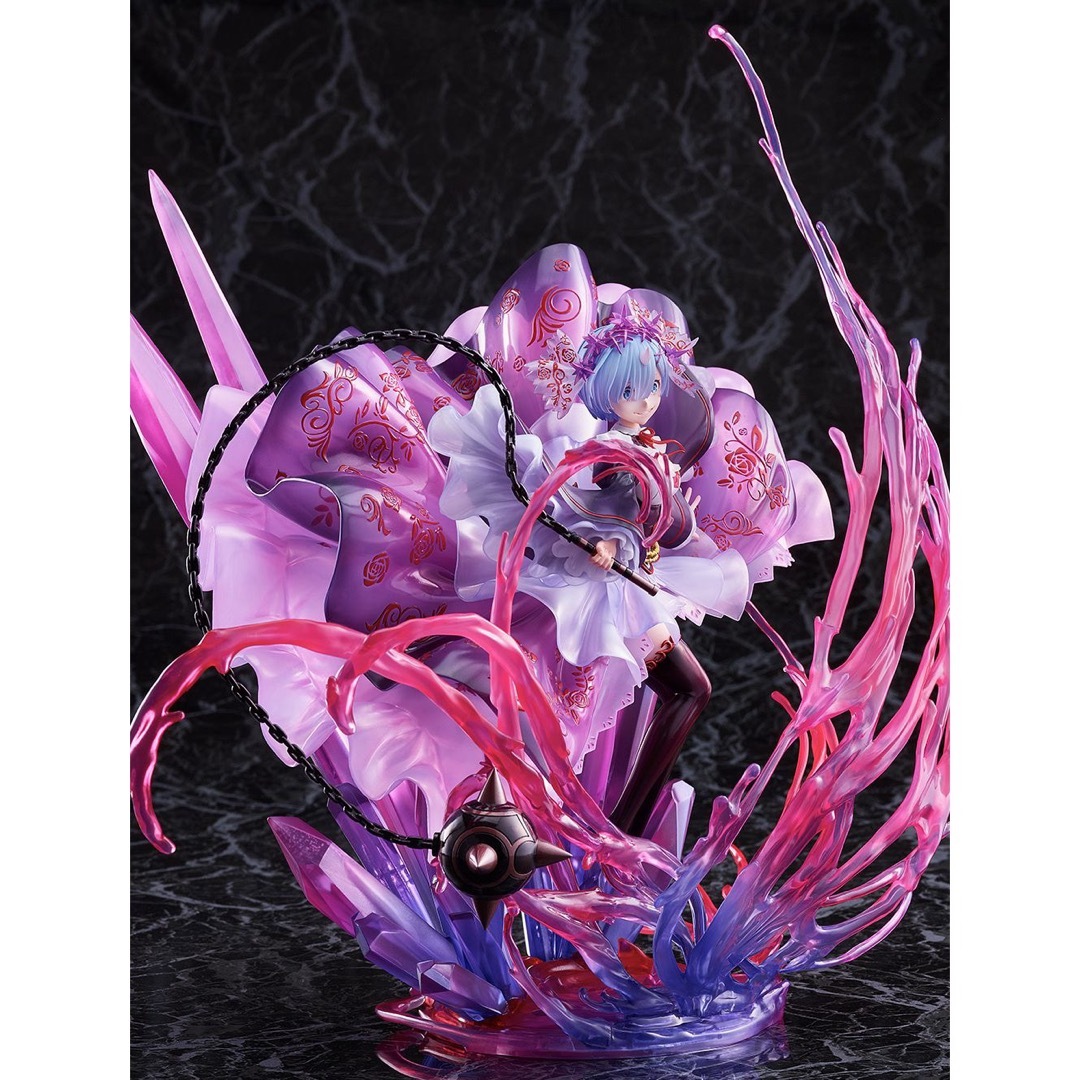 【受注生産品】新品 鬼レム -Crystal Dress Ver-1/7スケール エンタメ/ホビーのフィギュア(アニメ/ゲーム)の商品写真