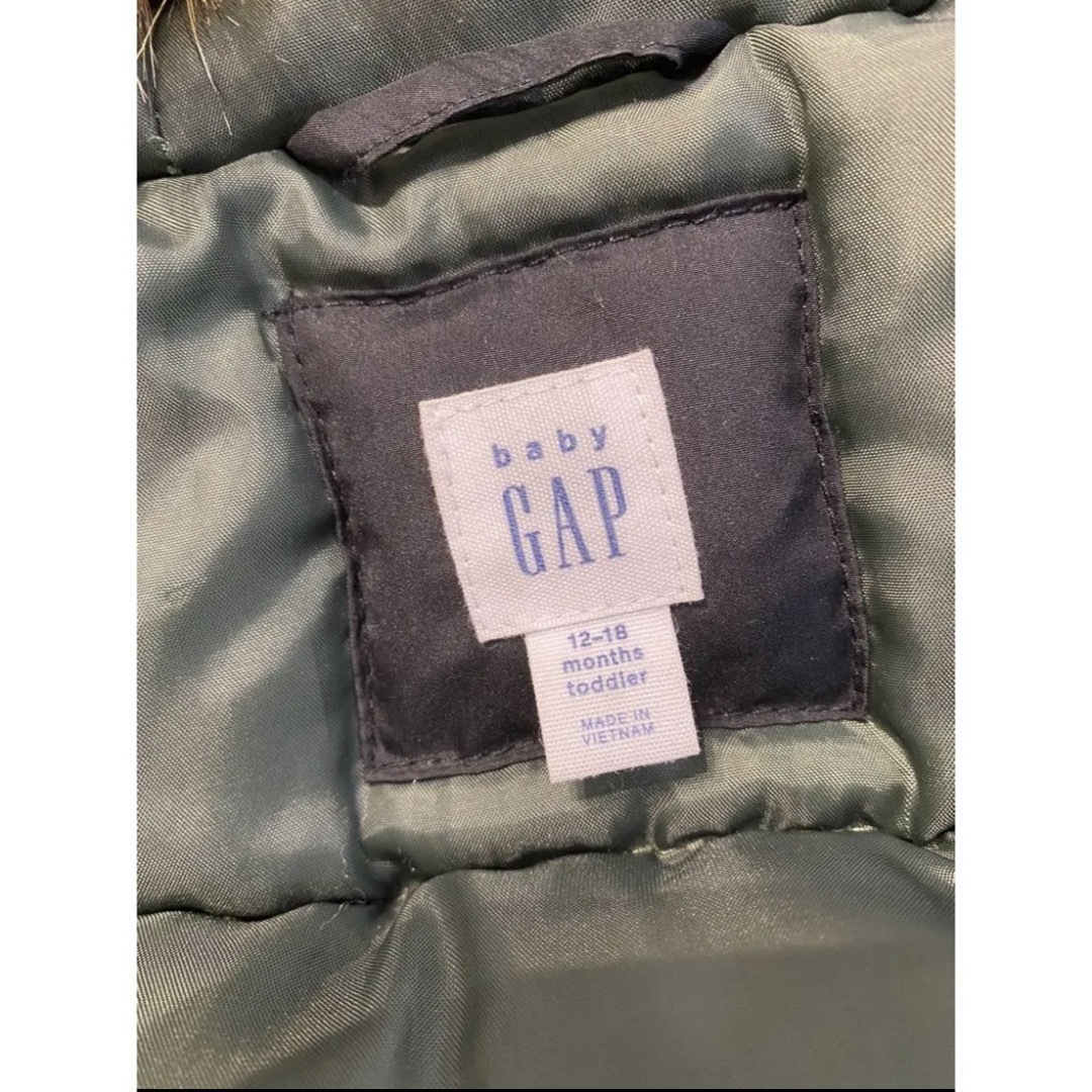 babyGAP(ベビーギャップ)の《baby GAP》ダウン　アウター　80cm ブラック　 キッズ/ベビー/マタニティのベビー服(~85cm)(ジャケット/コート)の商品写真