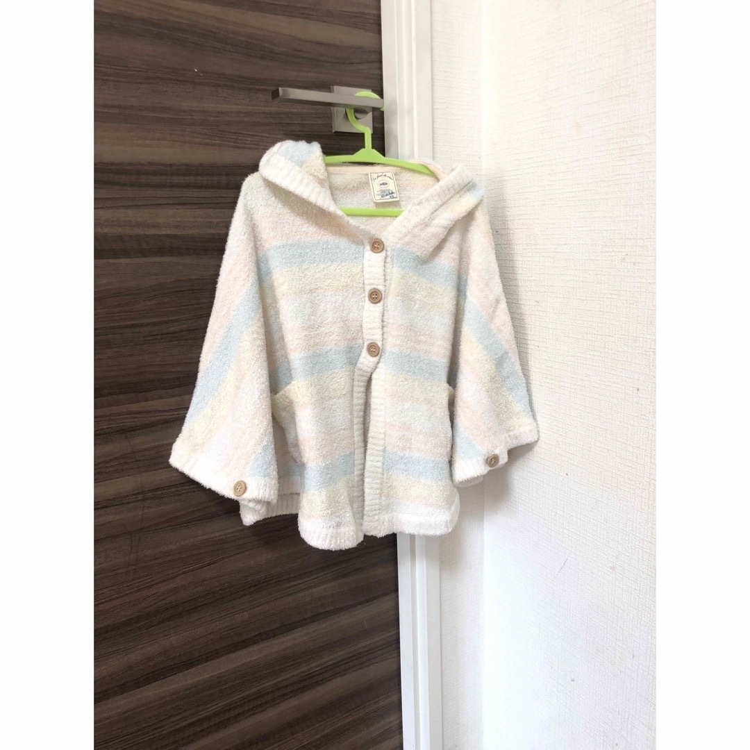 gelato pique(ジェラートピケ)のジェラートピケ　ポンチョ　キッズ　XS キッズ/ベビー/マタニティのキッズ服女の子用(90cm~)(カーディガン)の商品写真