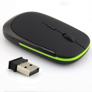 AD超薄型ミニUSB 2.4 G ワイヤレスマウス光学式PC Mac(PC周辺機器)