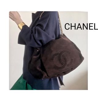 シャネル(CHANEL)のhello様専用♡CHANEL シャネル　スエード　デカココ  チェーンバッグ (ショルダーバッグ)