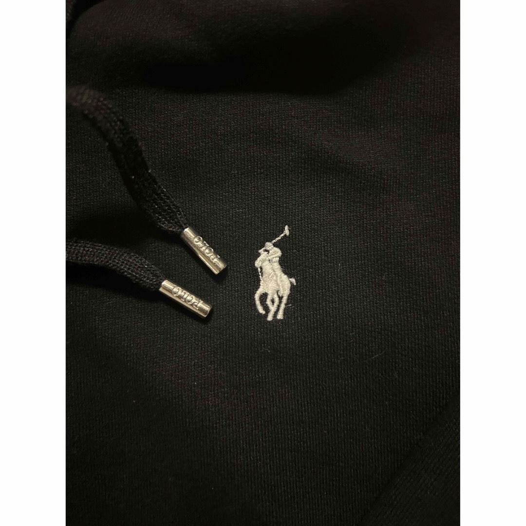 POLO RALPH LAUREN(ポロラルフローレン)のポロラルフローレン　黒　パーカー　クロップ丈 レディースのトップス(パーカー)の商品写真