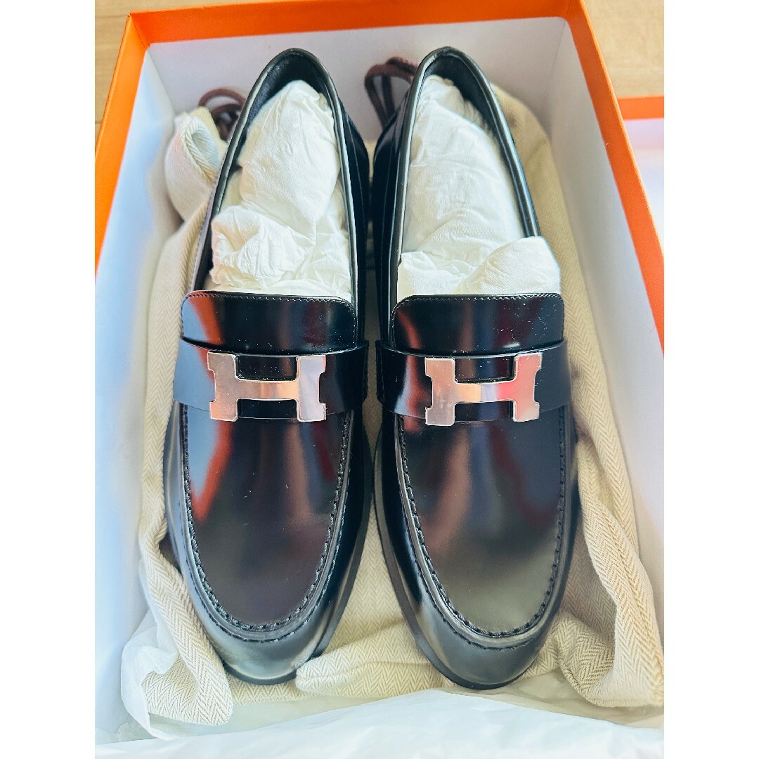 Hermes(エルメス)の新品 エルメス HERMES   ローファー　モカシン 《フォーブル》35 レディースの靴/シューズ(ローファー/革靴)の商品写真