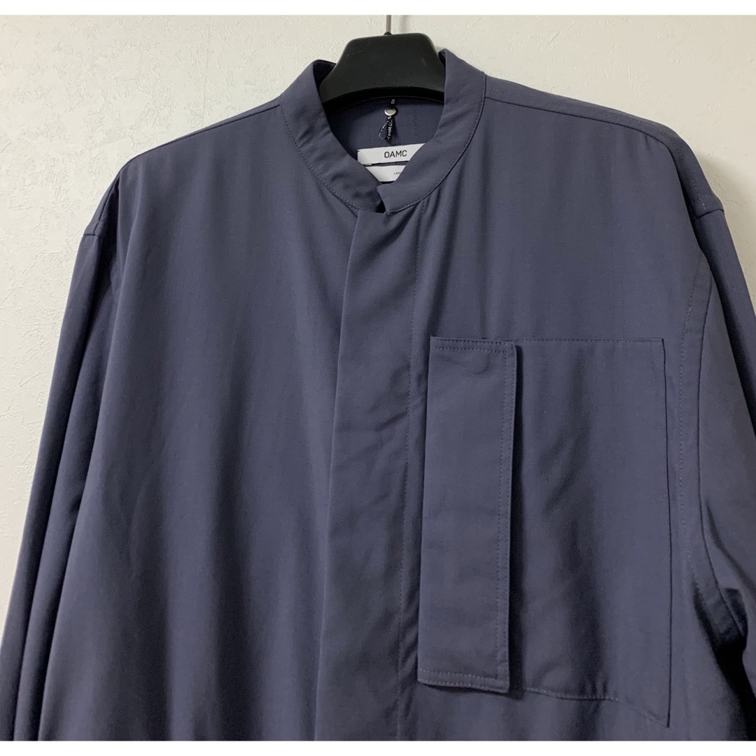 OAMC(オーエーエムシー)のOAMC オーエーエムシー スナップボタン 裾リブ シャツ ブルゾン ジャケット メンズのジャケット/アウター(ブルゾン)の商品写真