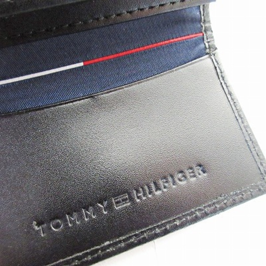 TOMMY HILFIGER(トミーヒルフィガー)のトミーヒルフィガー レザー キーケース 6連 3つ折り ブラック 黒 メンズのファッション小物(キーケース)の商品写真