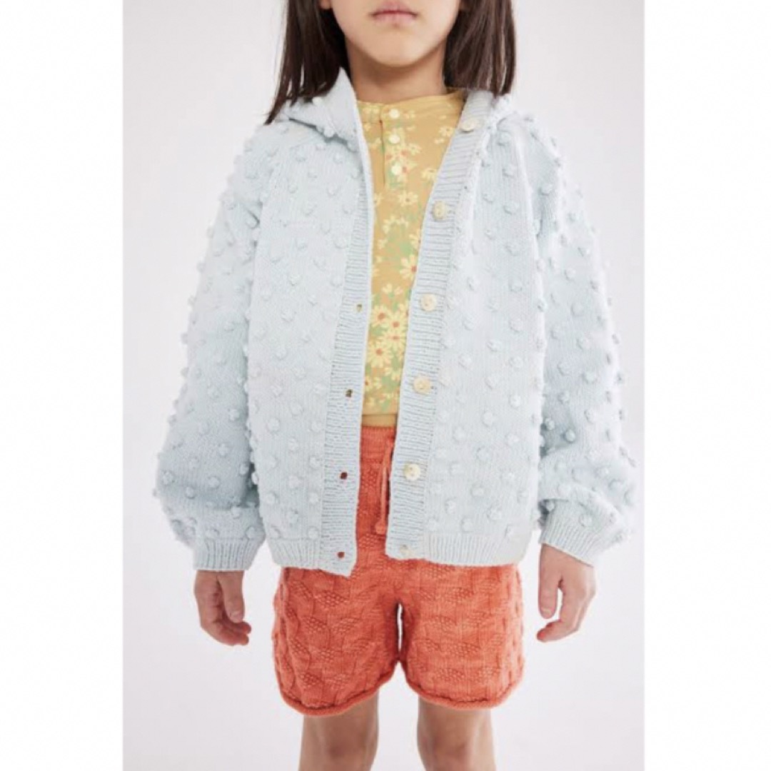 Misha & Puff(ミーシャアンドパフ)のMisha and Puff   Hooded Popcorn Cardigan キッズ/ベビー/マタニティのキッズ服女の子用(90cm~)(カーディガン)の商品写真