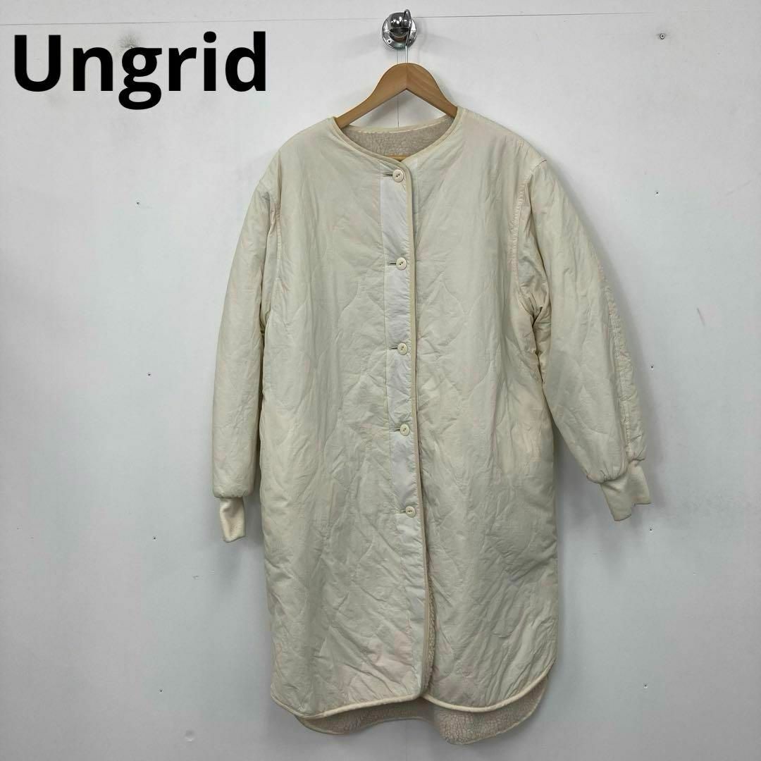 Ungrid(アングリッド)のUngrid リバーシブルキルティングコート レディースのジャケット/アウター(ロングコート)の商品写真
