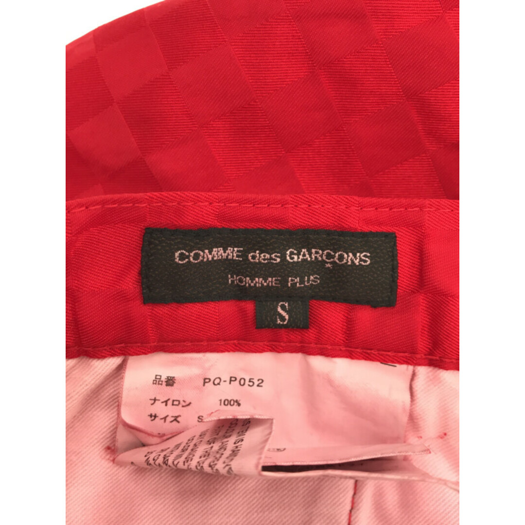 COMME des GARCONS HOMME PLUS(コムデギャルソンオムプリュス)のCOMME des GARCONS HOMME PLUS コム デギャルソンオムプリュス 2006SS ナイロンチェッカースラックスパンツ レッド S PQ-P052 メンズのパンツ(その他)の商品写真