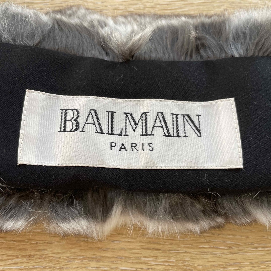 BALMAIN(バルマン)のBALMAIN チンチラファーマフラー レディースのファッション小物(マフラー/ショール)の商品写真