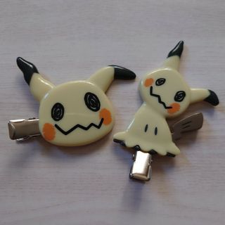 ポケモン(ポケモン)の前髪クリップ ミミッキュ(バレッタ/ヘアクリップ)