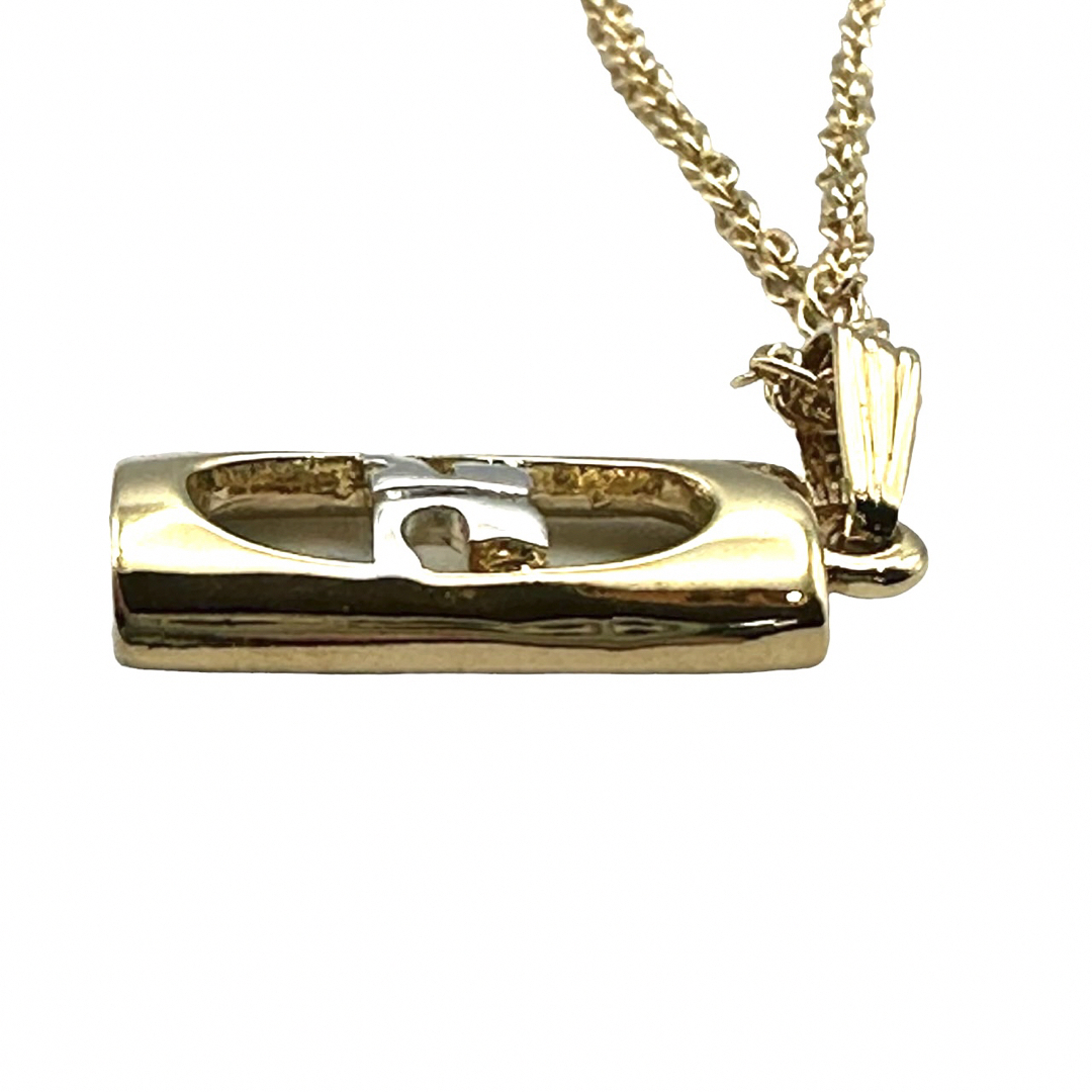 Courreges(クレージュ)のクレージュ　ネックレス　ロゴ　ゴールド　シルバー　チェーン　女性　金　銀 レディースのアクセサリー(ネックレス)の商品写真