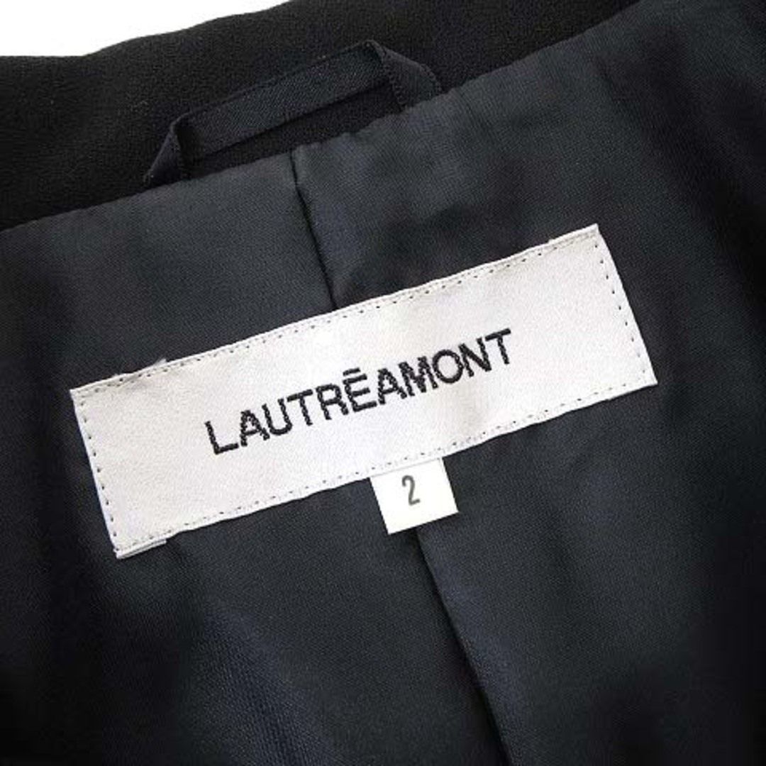 LAUTREAMONT(ロートレアモン)のロートレアモン ジャケット テーラードジャケット 1ボタン 長袖 M 2 黒 レディースのジャケット/アウター(その他)の商品写真
