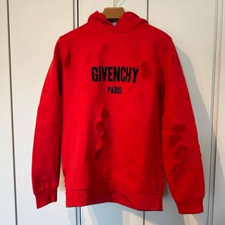 ジバンシィ(GIVENCHY)の極美品 GIVENCHY デストロイ パーカー(パーカー)