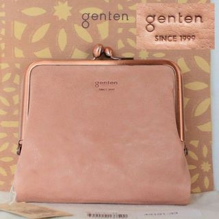 ゲンテン(genten)のgenten ゲンテン＊未使用＊　アンティーコ　 口金二つ折り財布　タグ付き(財布)