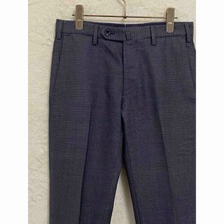 ユナイテッドアローズ(UNITED ARROWS)の【美品】秋冬物 ユナイテッドアローズ メンズ パンツ 44 S 74 紺系 千鳥(スラックス)