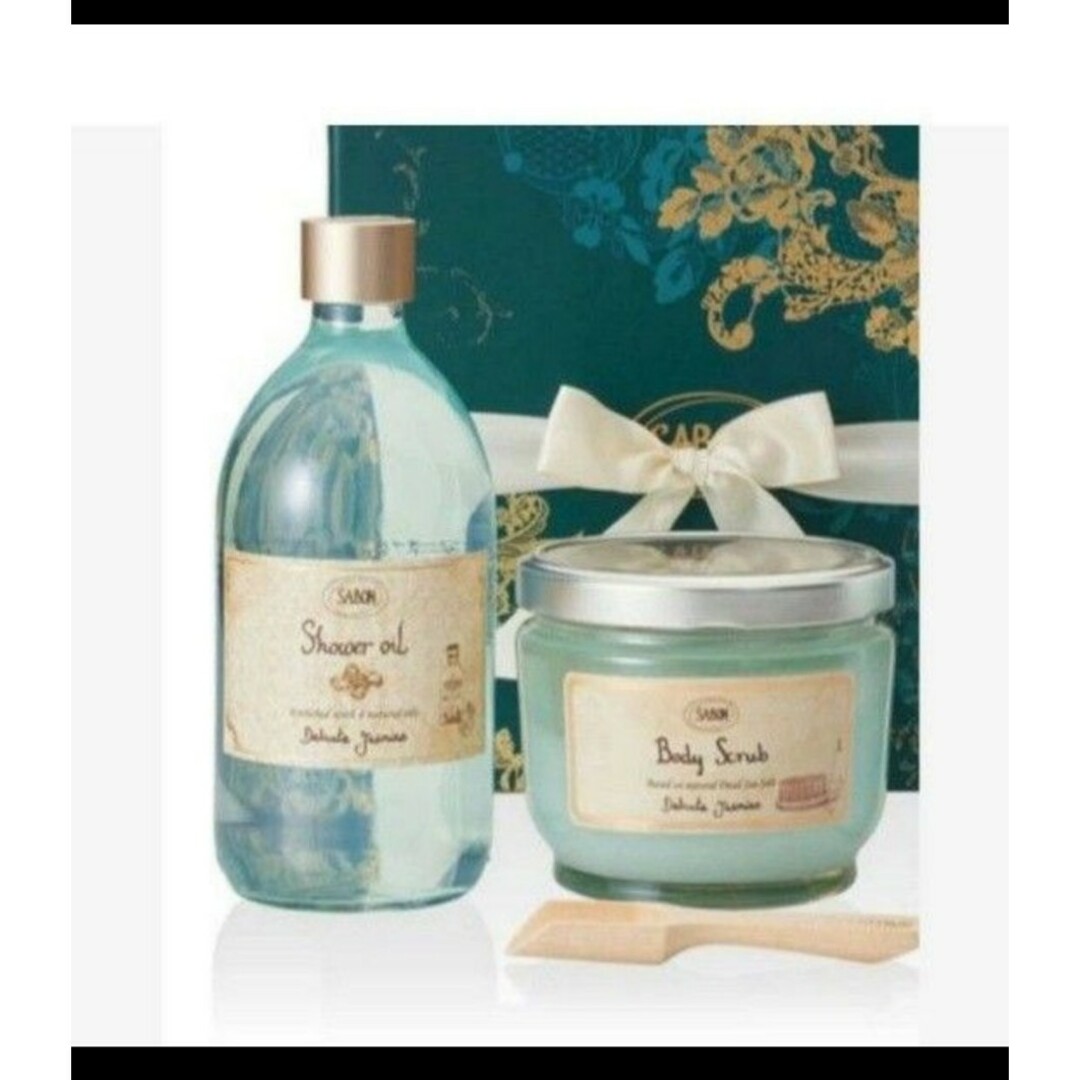 SABON(サボン)のSABON シャワーオイル＆ ボディスクラブ　デリケート・ジャスミン　２点セット コスメ/美容のボディケア(ボディソープ/石鹸)の商品写真