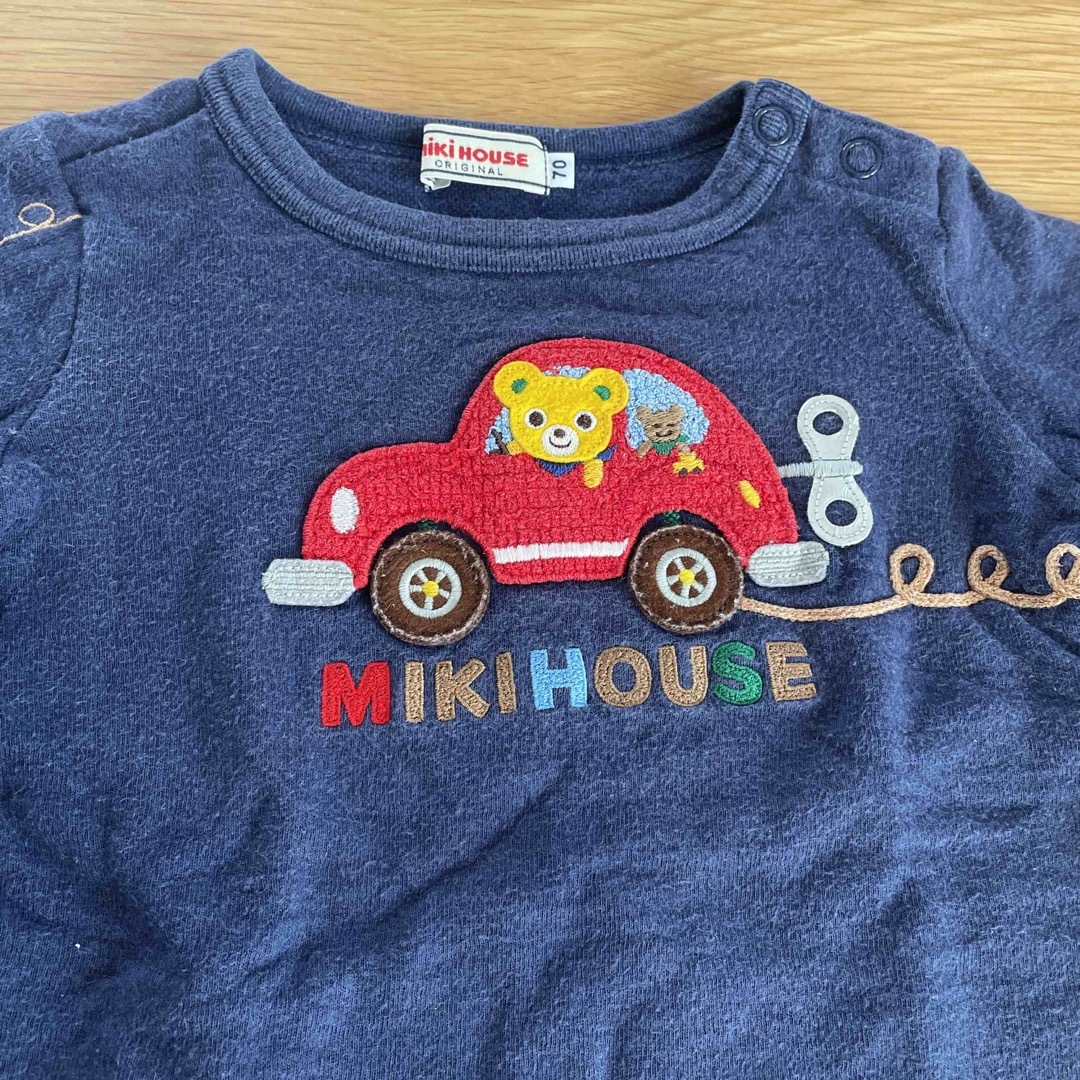 mikihouse(ミキハウス)のミキハウス　Tシャツ 70cm キッズ/ベビー/マタニティのベビー服(~85cm)(Ｔシャツ)の商品写真