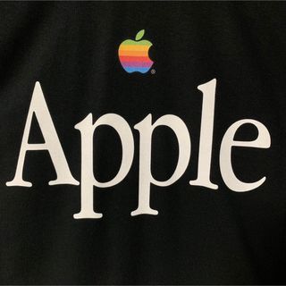 ロンTアップルロングスリーブTシャツトラビススコットAPPLE 白XLブラック黒(Tシャツ/カットソー(七分/長袖))