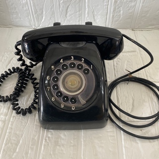 ダイヤル式電話機 電話機 黒電話 昭和レトロ レトロ 600-A2(その他)