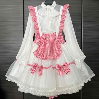 Angelic Pretty ふんわりパフェスカート 赤