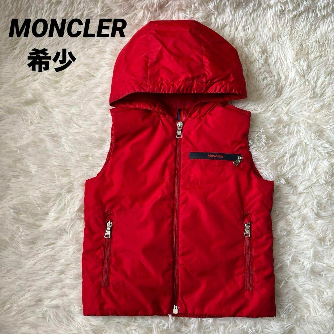 約335cm着丈MONCLER KIDS ダウンベスト 104cm