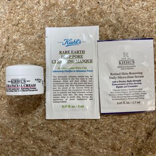 キールズ(Kiehl's)のキールズ　レチノール　美容液　ufcクリーム　レアアースマスク　サンプル(サンプル/トライアルキット)