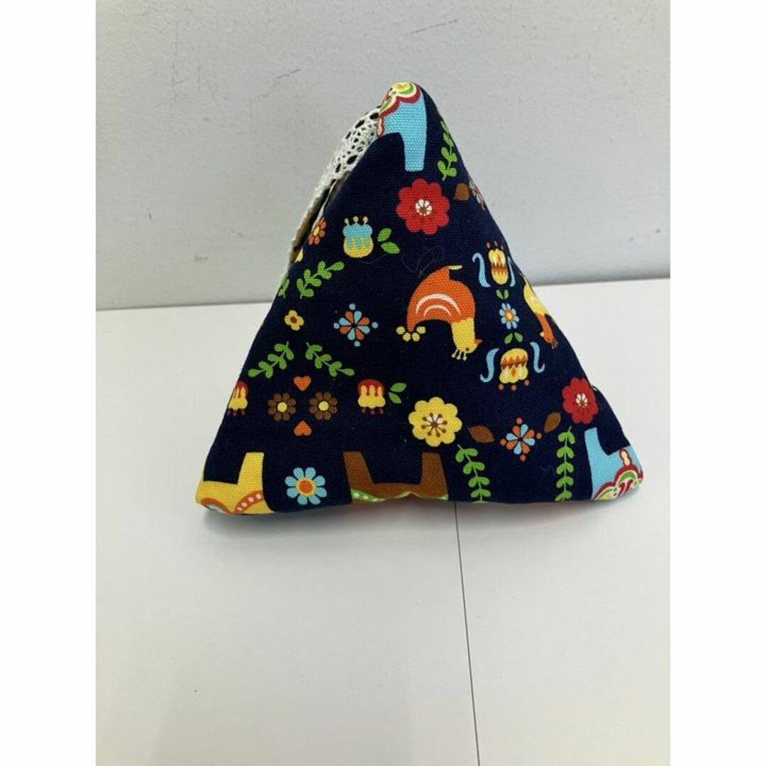 【ハンドメイド】三角ポーチ ハンドメイドのファッション小物(ポーチ)の商品写真