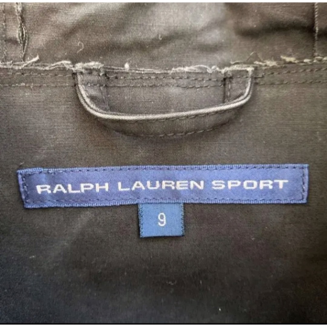 Ralph Lauren(ラルフローレン)のラルフローレンスポーツ　ジャケット　ブルゾン　メンズライク　ブラック　M相当 レディースのジャケット/アウター(ブルゾン)の商品写真