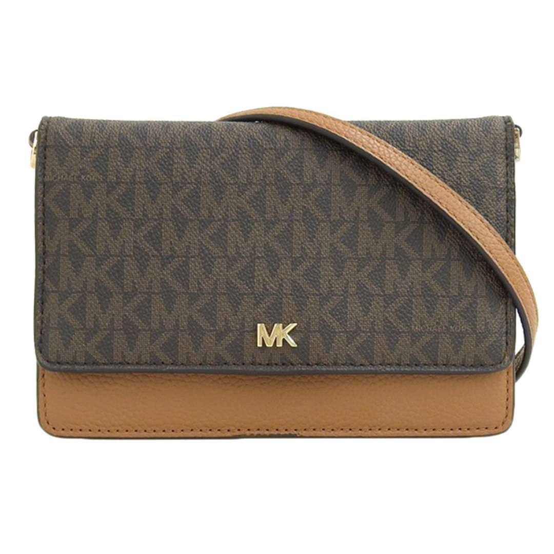 Michael Kors マイケルコース レザー JET SET CHARM フォーン クロスボディ MKシグネチャー スモール ショルダーバッグ 32T9GF5C0L ブラウン gyバッグ