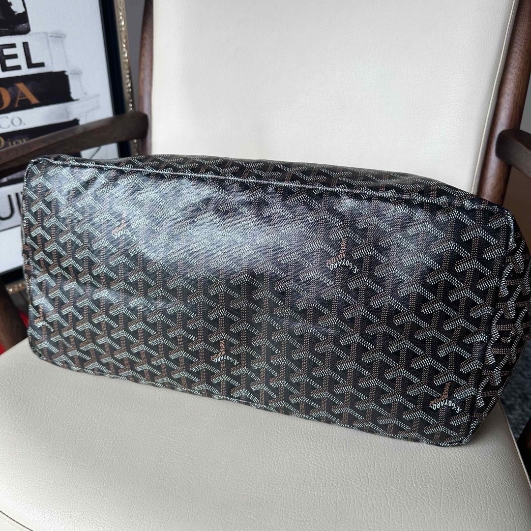 GOYARD サンルイGM ブラック トートバッグ ポーチ GOYARD サンルイGM ブラック トートバッグ ポーチ
