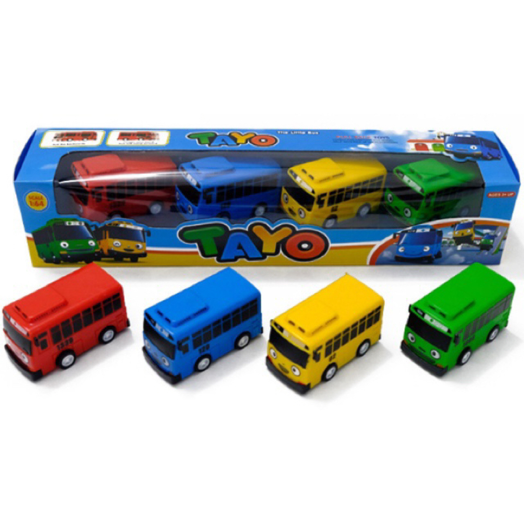 TAYO ちびっこバス タヨバス 知育玩具 プレゼント 車 ミニカー おもちゃ エンタメ/ホビーのおもちゃ/ぬいぐるみ(ミニカー)の商品写真