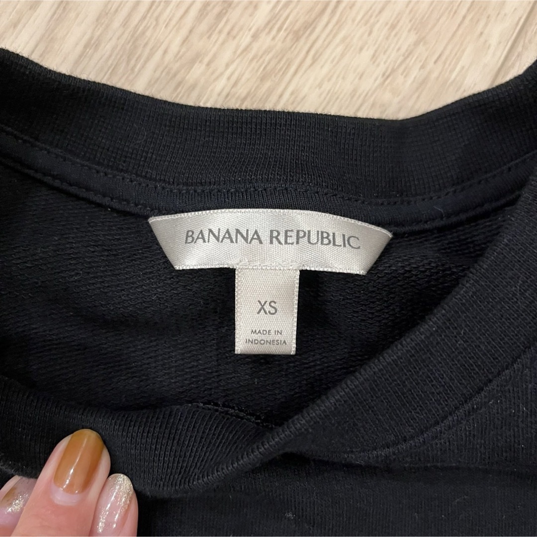 Banana Republic(バナナリパブリック)のバナナリパブリック フレンチテリー パッテッドショルダー タンクトップ レディースのトップス(カットソー(半袖/袖なし))の商品写真